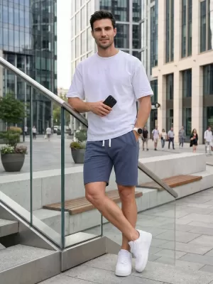 Muške kratke hlače DSTREET SX2623 PLAVA