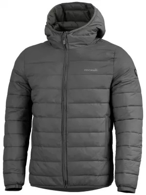 Muški kaput PENTAGON AURORA 2.0 PUFFER HOODED JACKET K08048-2.0 CINDER SIVA