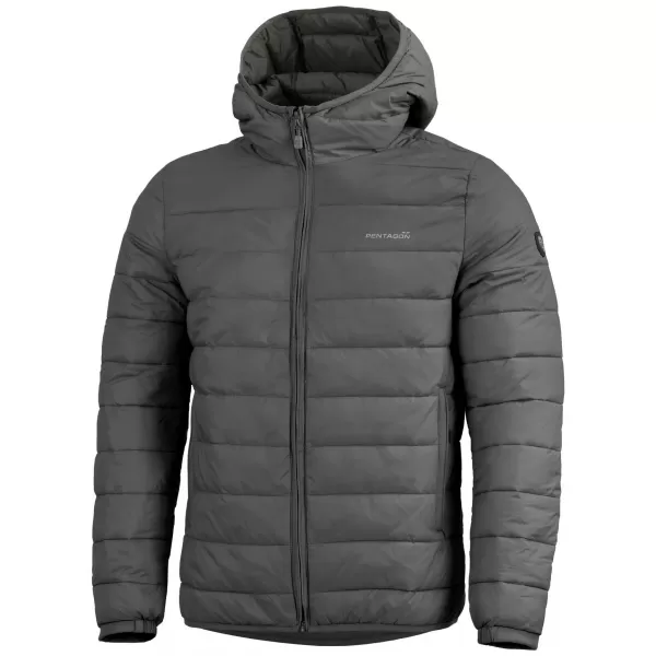  Muški kaput PENTAGON AURORA 2.0 PUFFER HOODED JACKET K08048-2.0 CINDER SIVA 