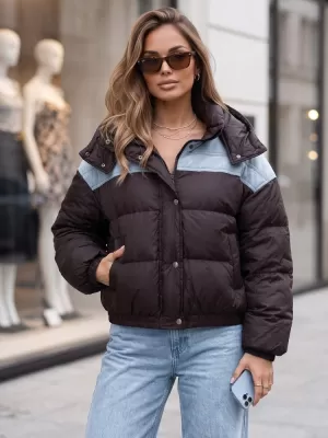 Ženska jakna DSTREET TY6088 SMEĐA