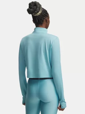 Ženska majica kratkih rukava UNDER ARMOUR TECH BRANDED 1/2 ZIP 6009988-425 PLAVA