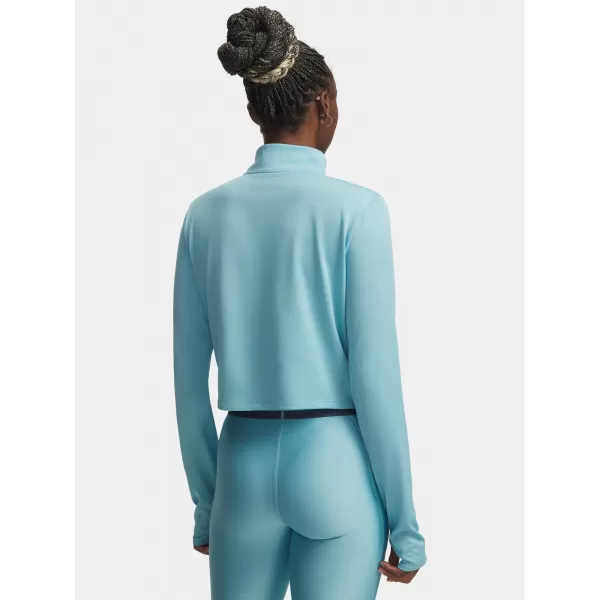  Ženska majica kratkih rukava UNDER ARMOUR TECH BRANDED 1/2 ZIP 6009988-425 PLAVA 