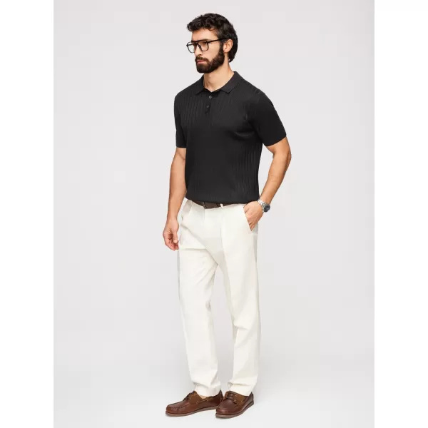  Muška polo majica OMBRE OM-POSS-0180 CRNA 
