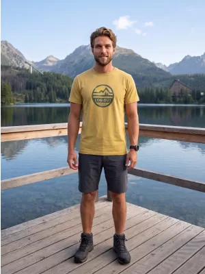 Muška majica kratkih rukava ALPINE PRO TERMES 4 JUŽNA MAHOVINA PC VARIJANTA