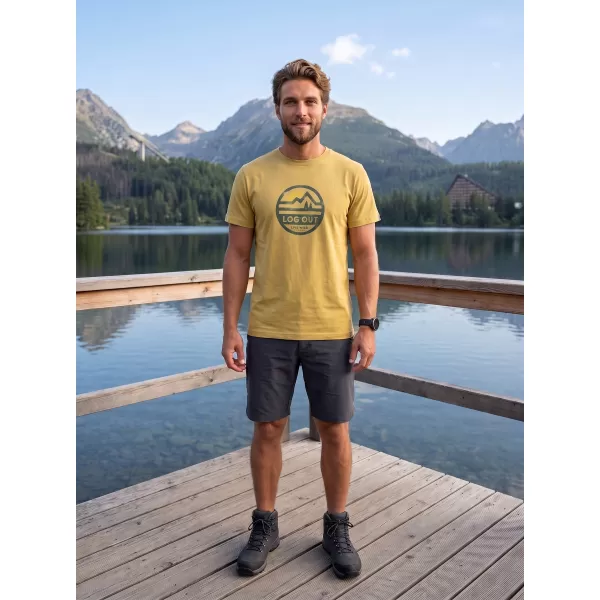  Muška majica kratkih rukava ALPINE PRO TERMES 4 JUŽNA MAHOVINA PC VARIJANTA 