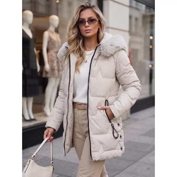  Ženska jakna DSTREET TY5737 BEŽ 
