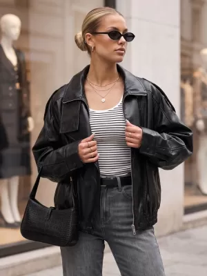 Ženska jakna DSTREET TY5960 CRNA