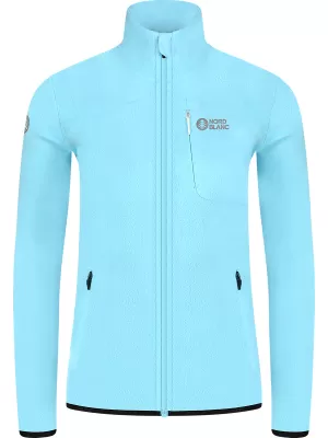 Ženska lagana majica od flisa NORDBLANC MAPLE NBSFL8374 SVIJETLOPLAVA