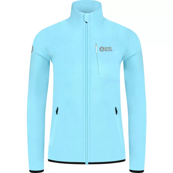  Ženska lagana majica od flisa NORDBLANC MAPLE NBSFL8374 SVIJETLOPLAVA 