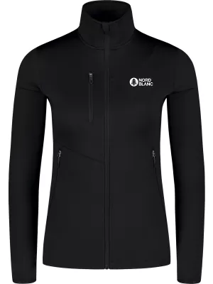 Ženska powerfleece majica NORDBLANC CRISP NBSFL8338 CRNA