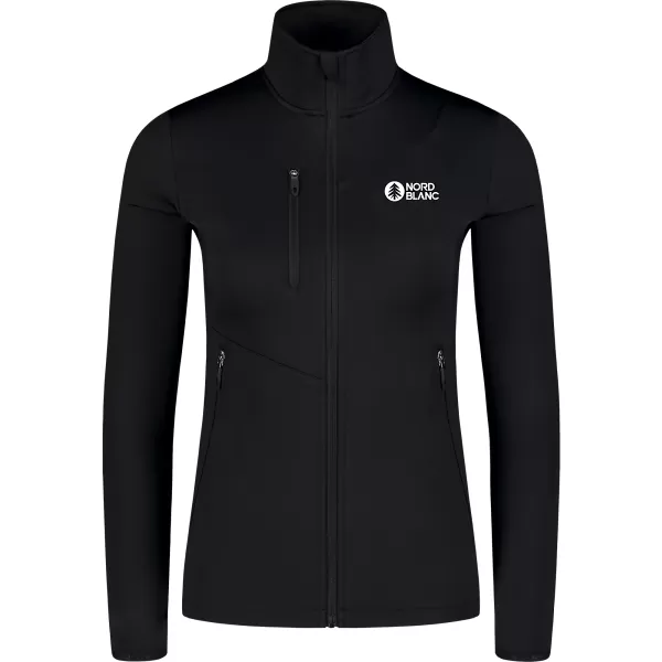  Ženska powerfleece majica NORDBLANC CRISP NBSFL8338 CRNA 
