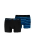 Muške bokserice PUMA ELEMENTS MEN STRIPED BOXERS 2P 93884203 CRNO/PLAVO