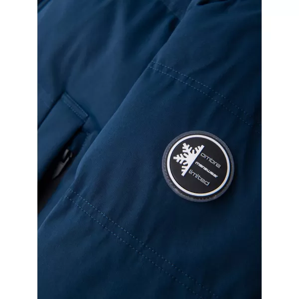  Muška parka OMBRE OM-JALJ-0310 TAMNOPLAVA 
