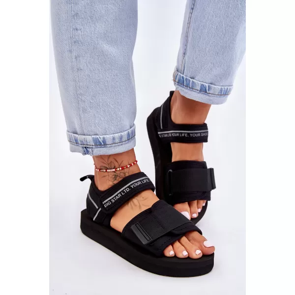  Ženske sandale BIG STAR SHOES LL274784 CRNA 