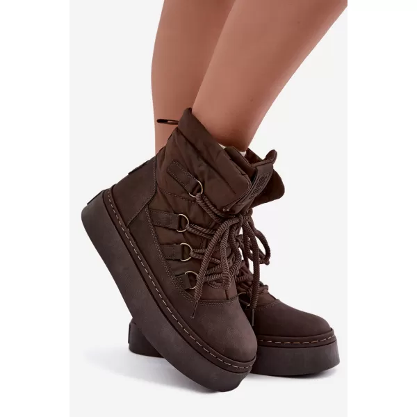  Ženske cipele BIG STAR SHOES UU274191 SMEĐA/BEŽ 