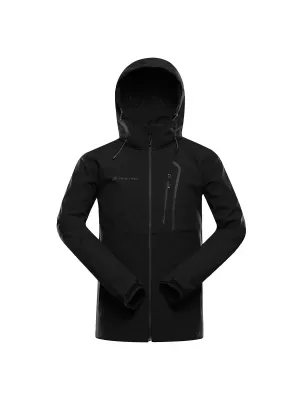 Muška softshell jakna ALPINE PRO GEDER CRNA