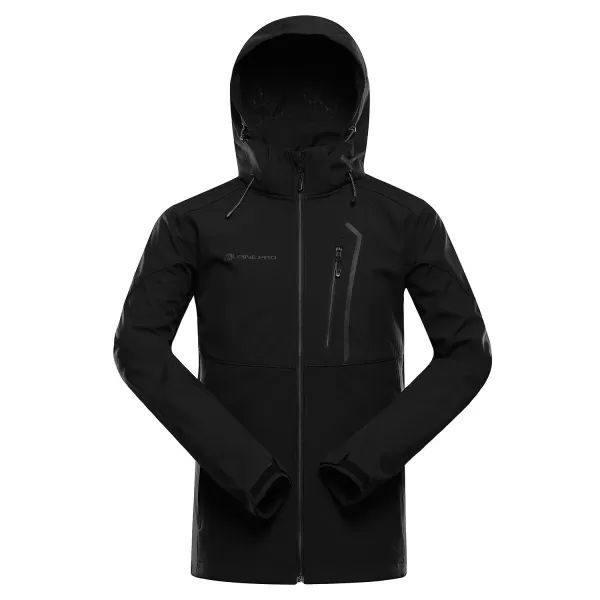  Muška softshell jakna ALPINE PRO GEDER CRNA 
