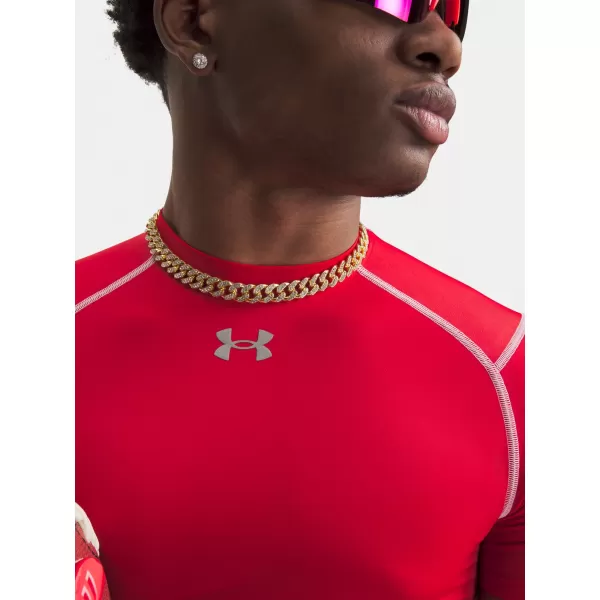  Muška majica kratkih rukava UNDER ARMOUR UA HG ELITE COMP SS 6015382-600 CRVENA 