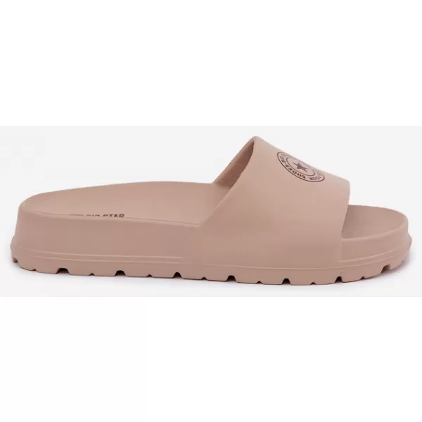  Ženske papuče BIG STAR SHOES UU274074 NIJANSE SMEĐE I BEŽ 