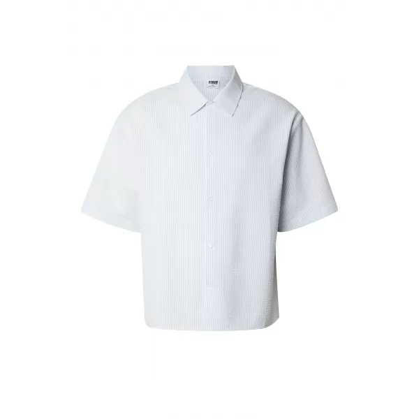  Muška košulja URBAN CLASSICS TB8417-22394 SMRZAVANJE PLAVO/BIJELO 