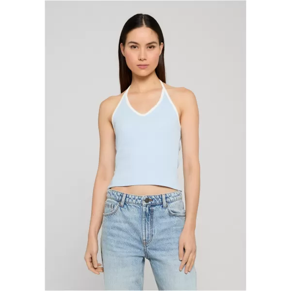  Ženski top URBAN CLASSICS TB8352-21550 ZAMRZNUTI PLAVO 