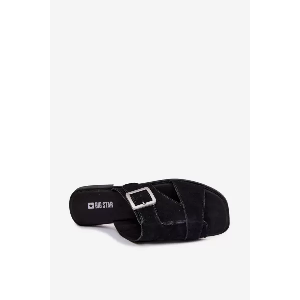  Ženske papuče BIG STAR SHOES TT274477 CRNA 