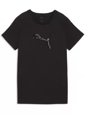 Ženska majica kratkih rukava PUMA ESS SEQUINS TEE 69457601 PUMA CRNA