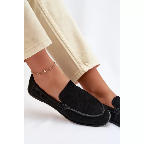  Ženske mokasine BIG STAR SHOES TT274209 CRNA 