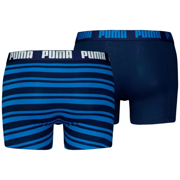  Muške bokserice PUMA MEN EVERYDAY HERITAGE STRIPE BOXER 93832601 PLAVA 