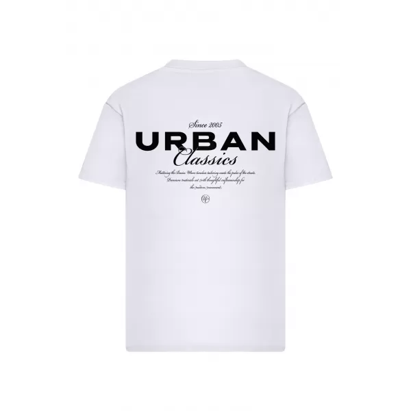  Muška majica kratkih rukava URBAN CLASSICS TB8665 BIJELA 