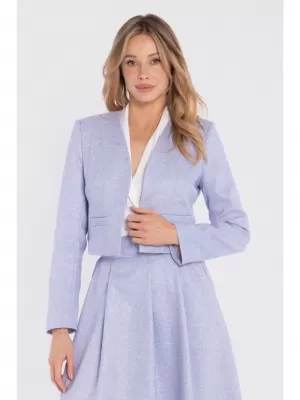 Ženska jakna STYLOVE S429 SVIJETLOPLAVA