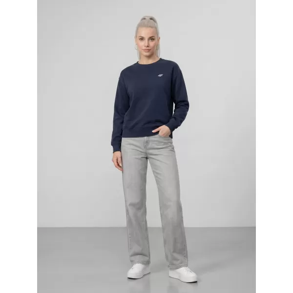  Ženski sweatshirt 4F WMM00TSWSF2534 NAVIKE 