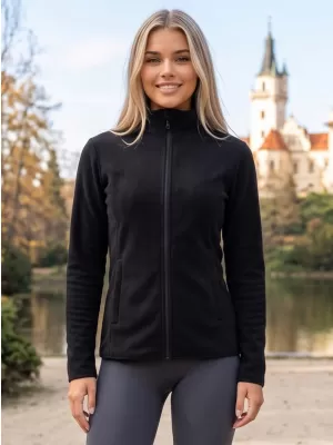 Ženska majica od flisa ALPINE PRO SIUSA 4 CRNA