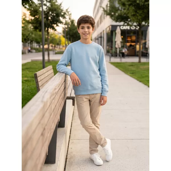  Dječji sweatshirt MALFINI CREW 427 NEBESKO PLAVO 