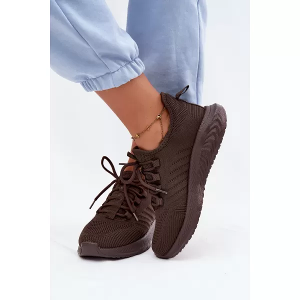  Ženske tenisice BIG STAR SHOES UU274055 SMEĐA/BEŽ 