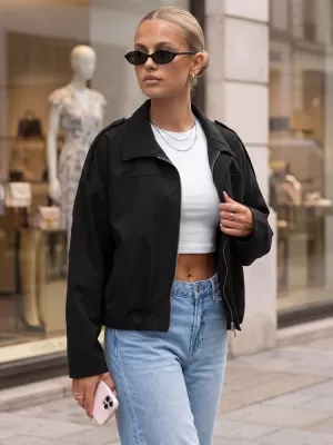 Ženska jakna DSTREET TY5955 CRNA