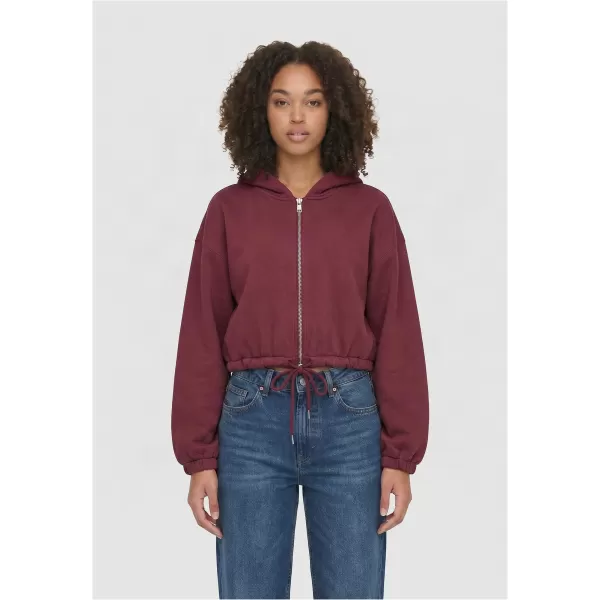  Ženski sweatshirt URBAN CLASSICS TB8635-00606 TAMNOCRVENA 
