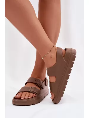 Ženske sandale BIG STAR SHOES TT274A035 SMEĐA/BEŽ