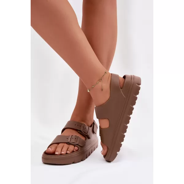  Ženske sandale BIG STAR SHOES TT274A035 SMEĐA/BEŽ 