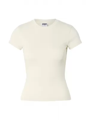 Ženska majica URBAN CLASSICS TB8569-02903 BIJELI PIJESAK
