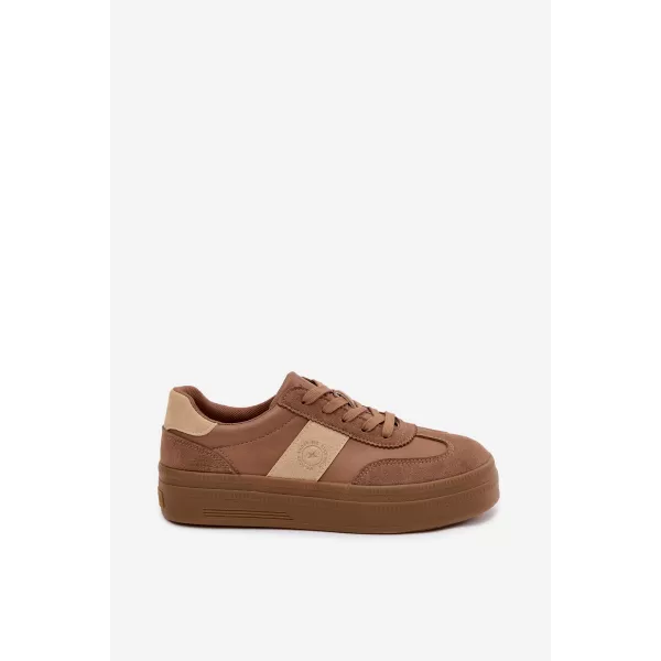  Ženske tenisice BIG STAR SHOES UU274015 SMEĐA/BEŽ 