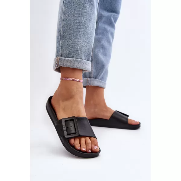  Ženske papuče BIG STAR SHOES FF274A389 CRNA 