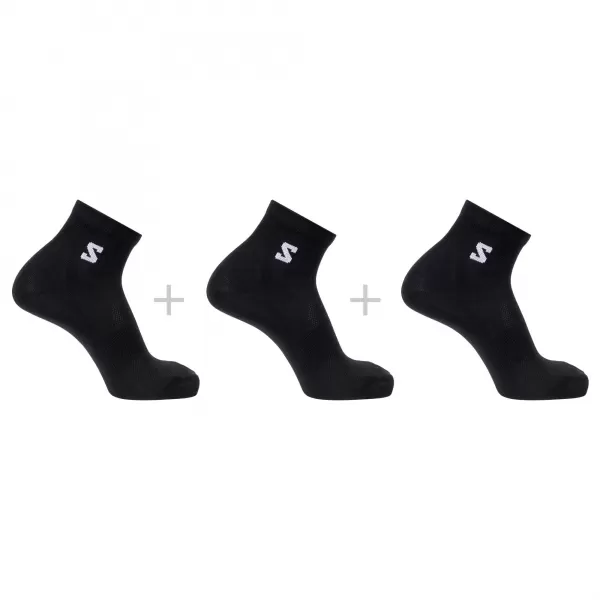  Čarape SALOMON EVERYDAY LITE QUARTER 3-PACK LC2911700 CRNA 