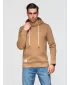 Muški sweatshirt OMBRE OM-SSBN-0270 SMEĐA