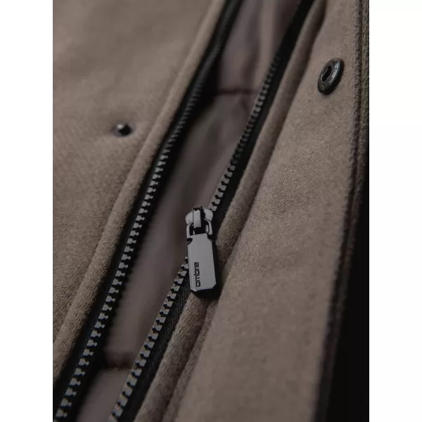  Muška parka OMBRE OM-COWC-0161 PEPELJASTO SIVA 
