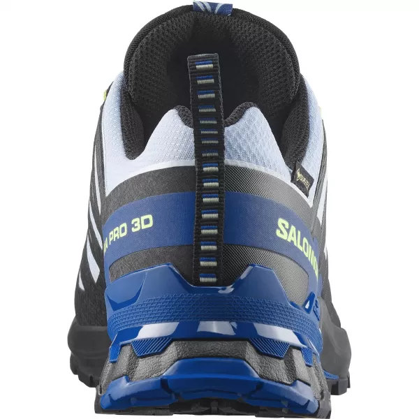  Muške cipele SALOMON XA PRO 3D V9 GORE-TEX STORM L45486500 CRNA/BRUNNERA PLAVA/SURFAJ WEBOM 
