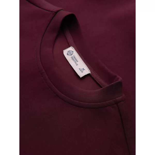  Muški sweatshirt OMBRE OM-SSNZ-0267 TAMNOCRVENA 