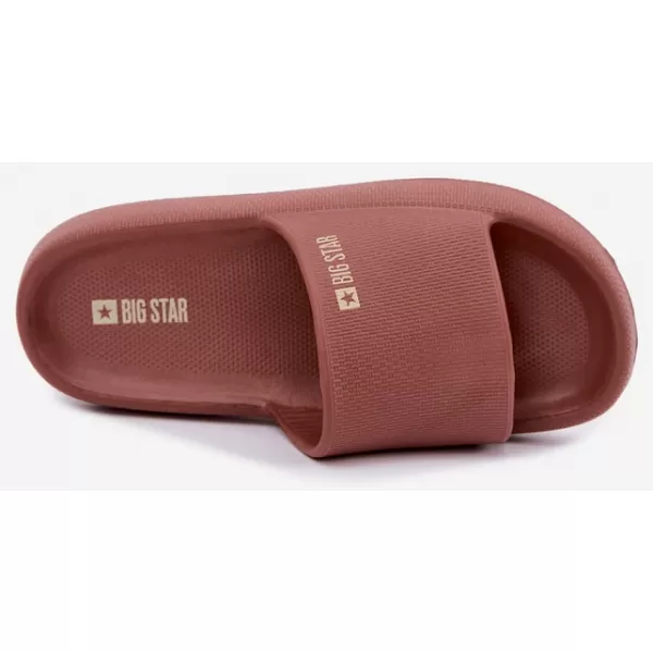 Ženske papuče BIG STAR SHOES UU274088 NIJANSE CRVENE 