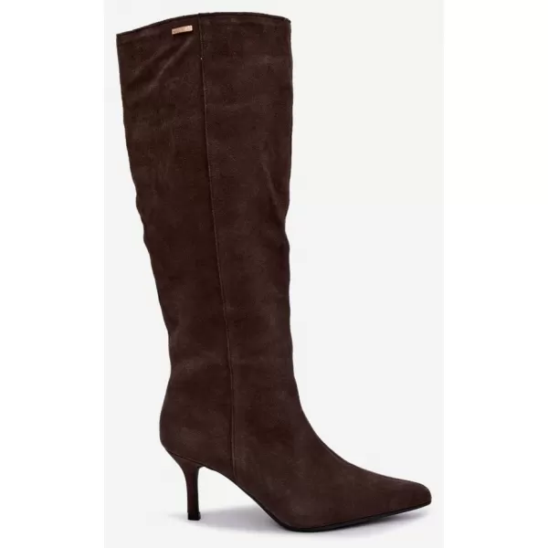  Ženske čizme BIG STAR SHOES UU274495 SMEĐE/BEŽ SJENE 