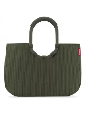 Torba za kupovinu REISENTHEL Loopshopper L Cord CORD TAMNA MATCHA